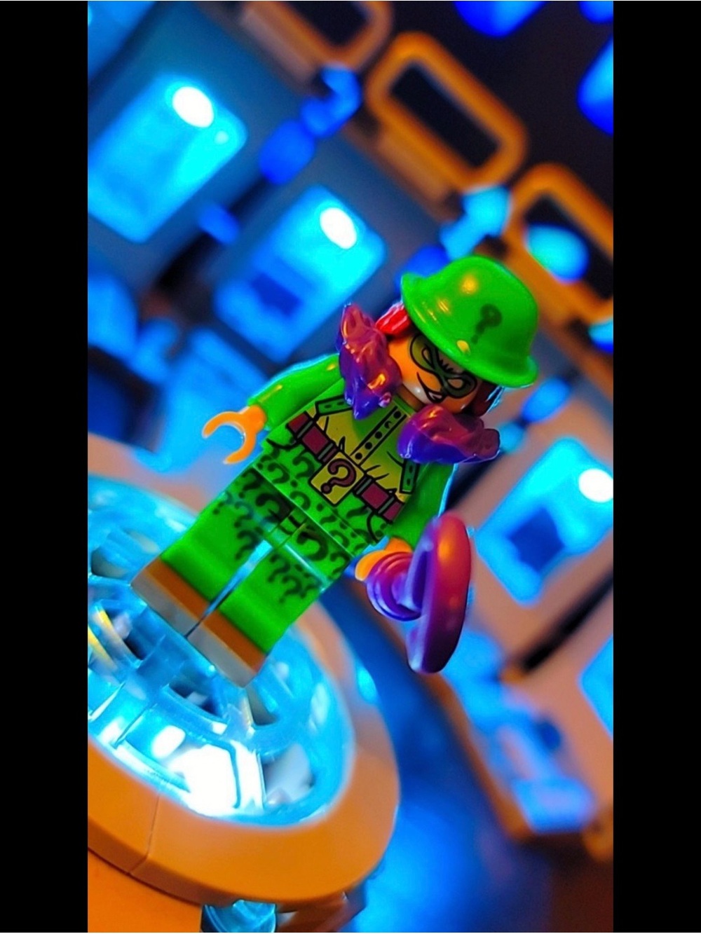 Batman Riddler Minifigure Lego Compatible - Picture 6 of 7